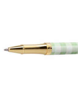 Roller belius picnic aluminio color verde dorado tinta color negro caja de diseño
