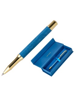 Roller belius wild west aluminio color azul marino dorado tinta color negro caja de diseño