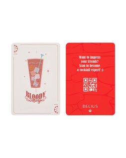 Boligrafo y wallet belius cocktails bloody mary aluminiorojo plateado relieve tinta color azul caja de diseño