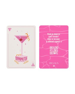 Boligrafo y wallet belius cocktails cosmopolitan aluminio rosa plateado relievetinta color azul caja diseño