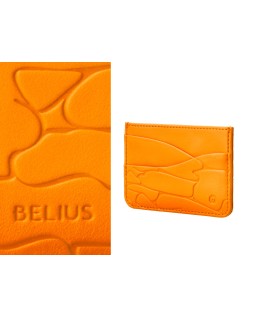 Boligrafo y wallet belius cocktails mimosa aluminio naranja plateado relieve tintacolor azul caja de diseño