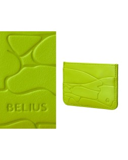 Boligrafo y wallet belius cocktails margarita aluminio verde lima plateado relieve tinta color azul caja de