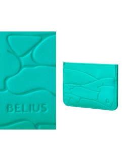 Boligrafo y wallet belius cocktails mojito aluminio verde plateado relieve tinta color azul caja de diseño