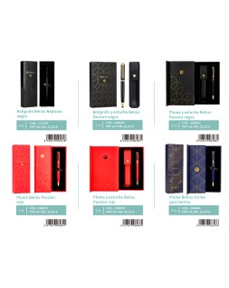 Expositor lote belius sobremesa negro 36 piezas 3 niveles mdf 600x420x750 mm