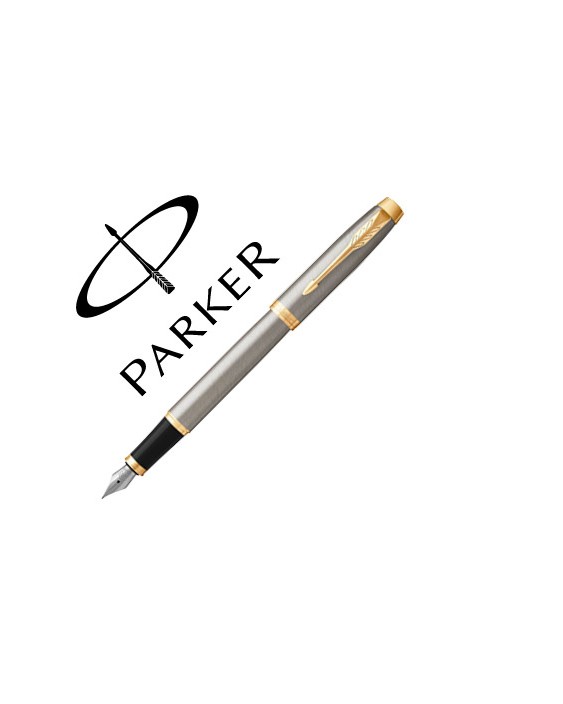 Pluma parker im metal cepillado gt