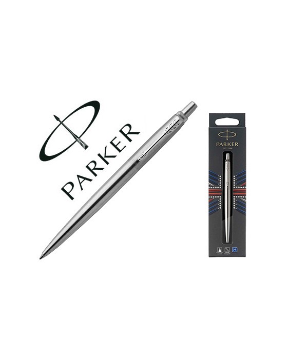Boligrafo parker jotter core acero ct en blister