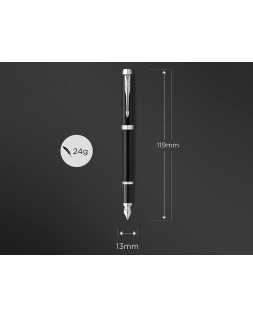 Pluma parker im essential negro mate ct