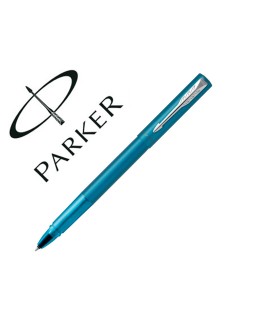 Roller parker vector xl azul teal punta fina