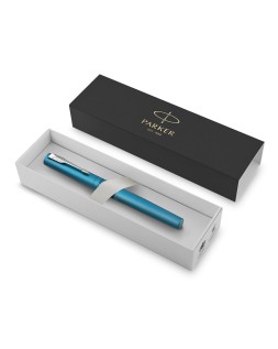 Roller parker vector xl azul teal punta fina