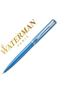 Boligrafo waterman allure laca azul en estuche de regalo