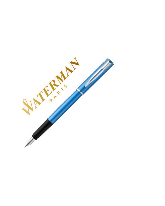 Pluma waterman allure laca azul en estuche de regalo