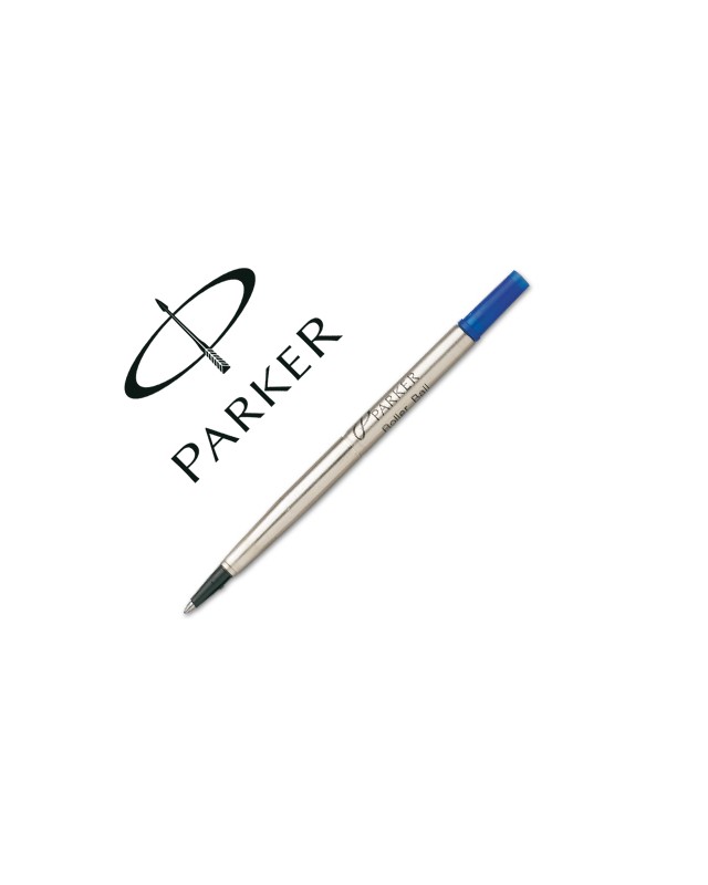 Recambio rotulador roller parker 0,8 mm azul
