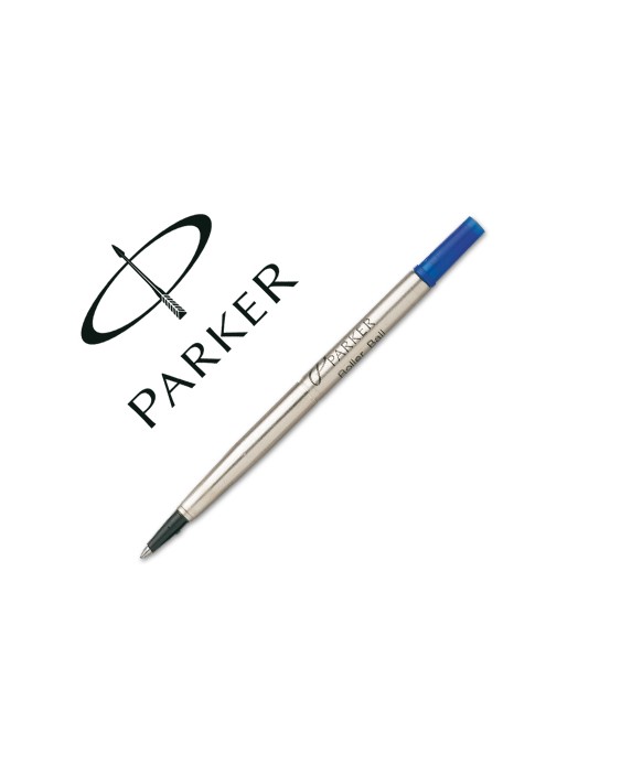 Recambio rotulador roller parker 0,8 mm azul