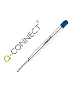 Recambio boligrafo q-connect tipo parker azul