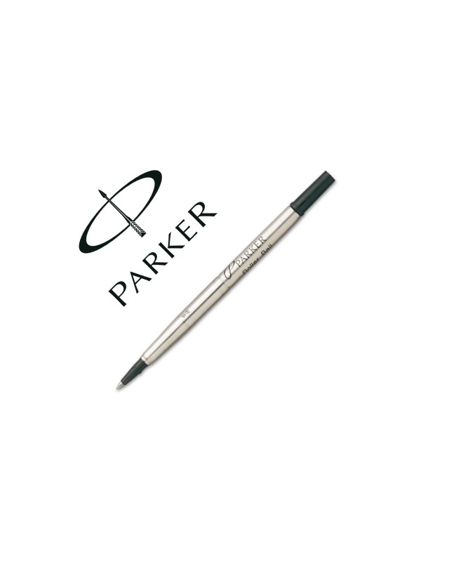Recambio rotulador roller parker 0,8 mm negro