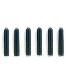 Tinta para plumas pelikan negra caja 6 cartuchos