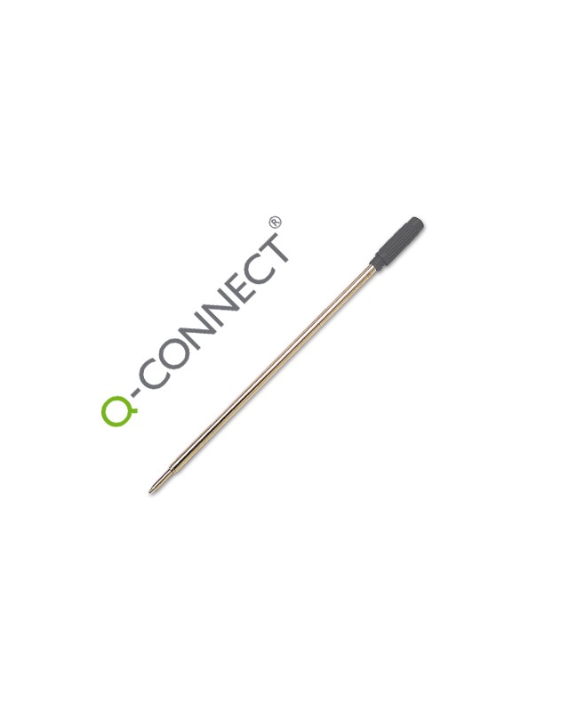 Recambio boligrafo q-connect tipo cross negro