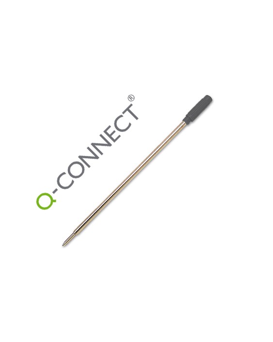 Recambio boligrafo q-connect tipo cross negro