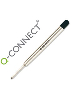 Recambio boligrafo q-connect tipo parker negro