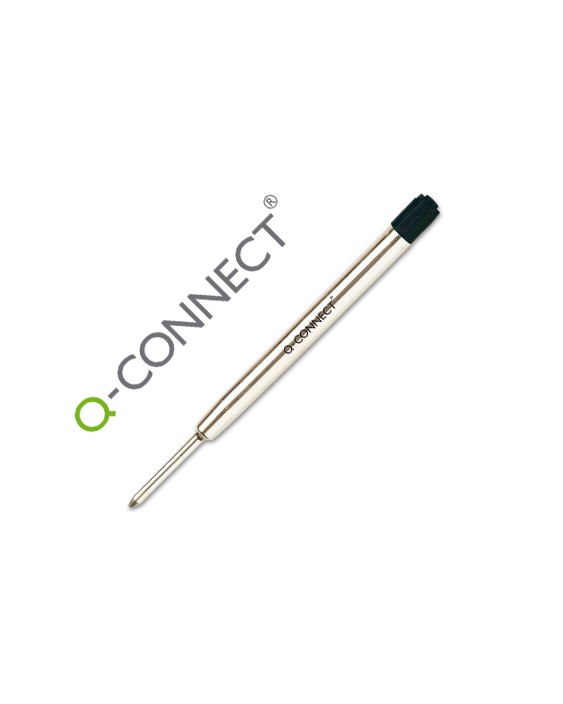 Recambio boligrafo q-connect tipo parker negro