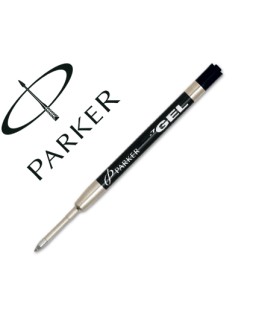 Recambio boligrafo gel parker negro