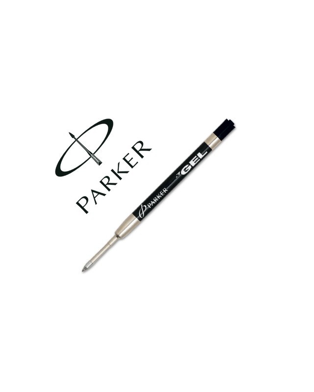 Recambio boligrafo gel parker negro