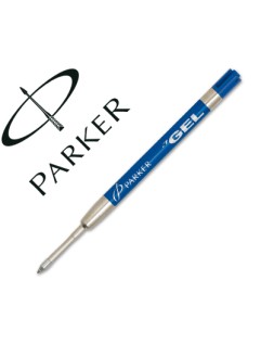 Recambio boligrafo gel parker azul
