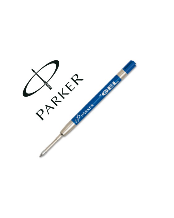Recambio boligrafo gel parker azul