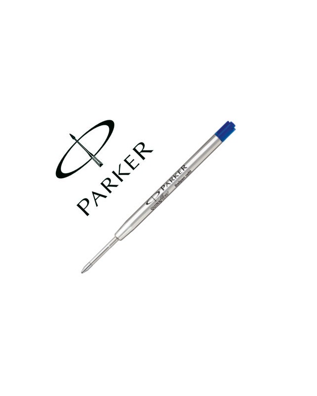 Recambio boligrafo parker azul fino