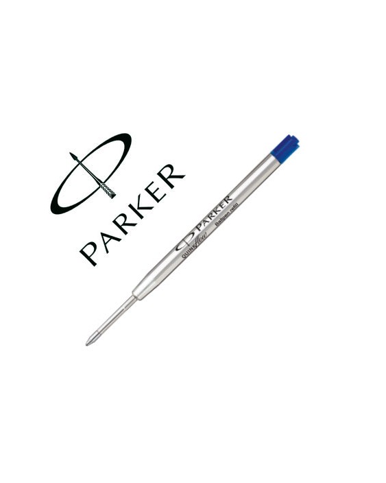 Recambio boligrafo parker azul fino
