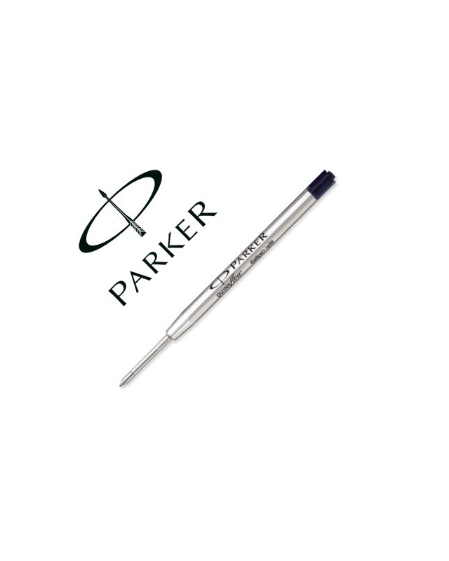 Recambio boligrafo parker negro fino