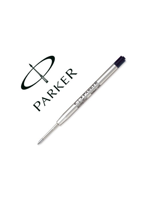 Recambio boligrafo parker negro fino