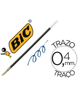 Recambio boligrafo bic peana pen desk azul