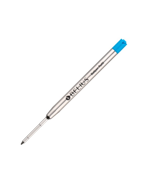 Recambio boligrafo belius azul 0,8 mm caja 3 unidades