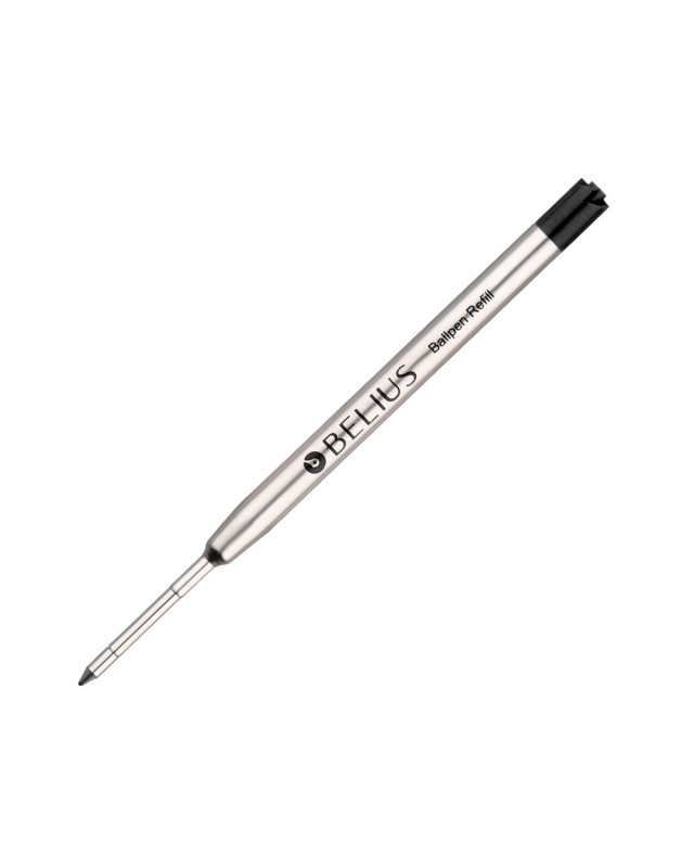 Recambio boligrafo belius negro 0,8 mm caja 3 unidades
