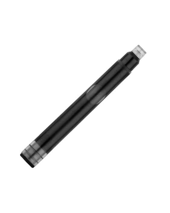 Tinta estilografica belius negro caja 6 cartuchos