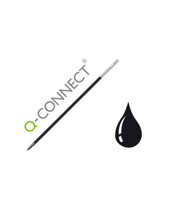 Recambio boligrafo extensible q-connect kf00233 negro