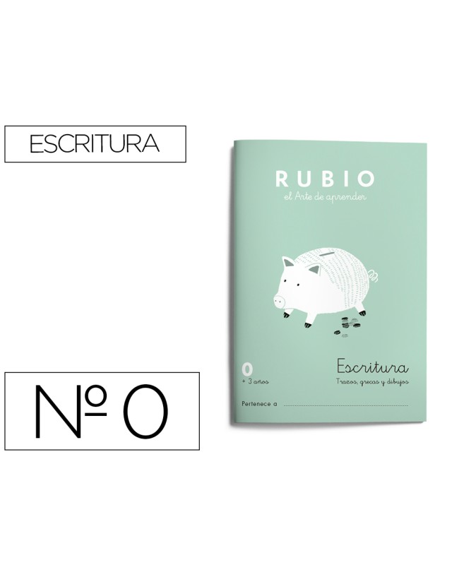 Cuaderno rubio caligrafia nº 0
