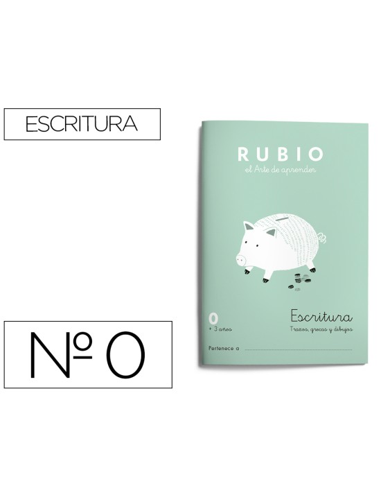 Cuaderno rubio caligrafia nº 0