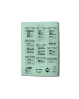 Cuaderno rubio caligrafia nº 0