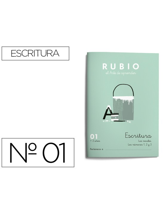 Cuaderno rubio caligrafia nº 01