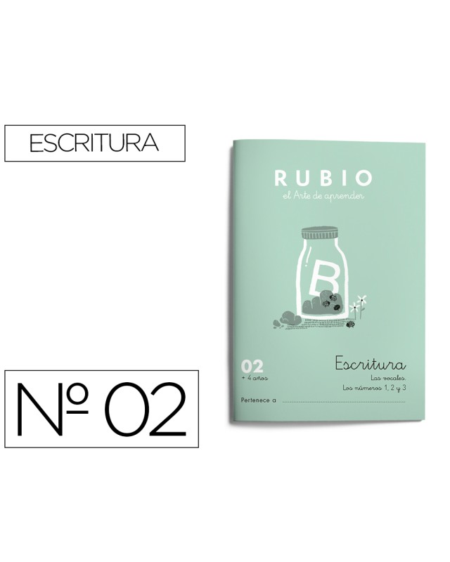 Cuaderno rubio caligrafia nº 02