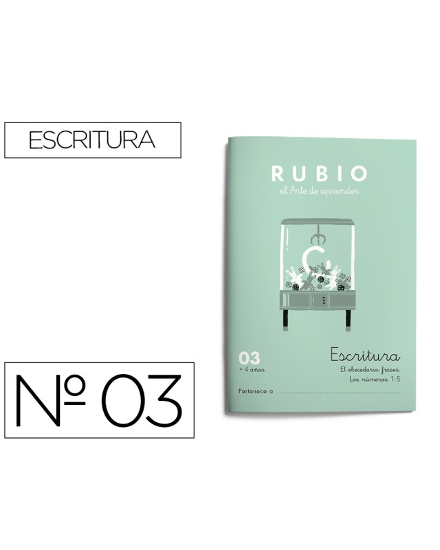 Cuaderno rubio caligrafia nº 03