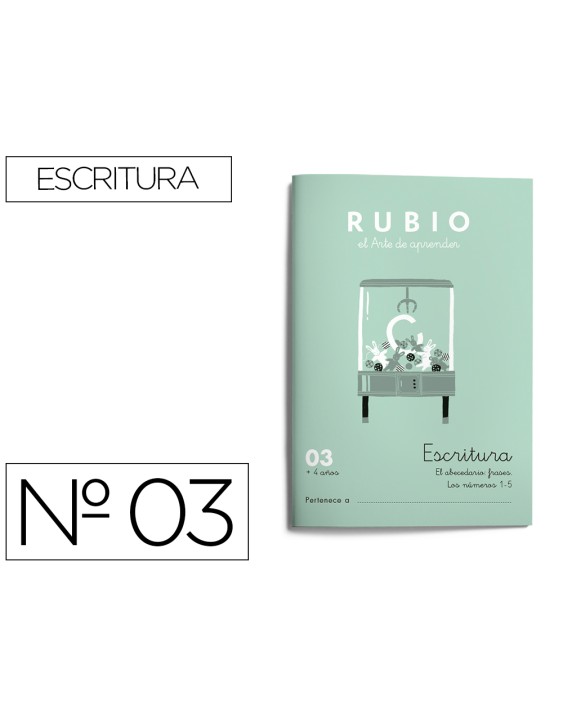 Cuaderno rubio caligrafia nº 03