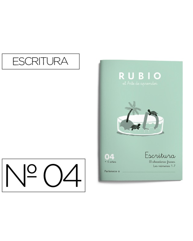 Cuaderno rubio caligrafia nº 04