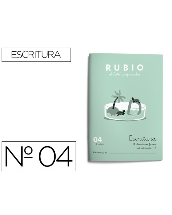 Cuaderno rubio caligrafia nº 04
