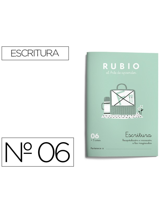 Cuaderno rubio caligrafia nº 06