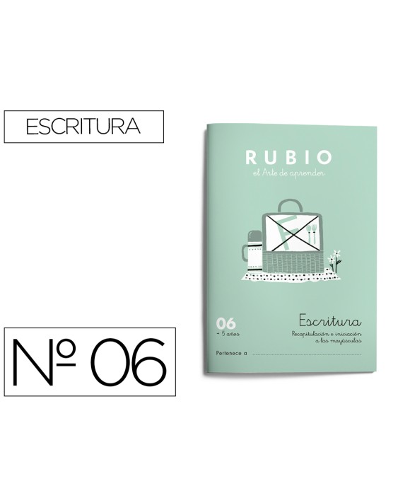 Cuaderno rubio caligrafia nº 06