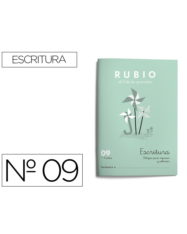 Cuaderno rubio caligrafia nº 09