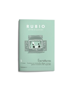 Cuaderno rubio caligrafia nº 1